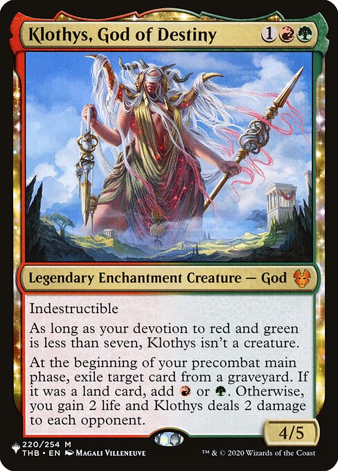 Klothys, God of Destiny (PLST)
