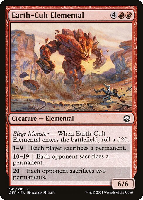 Earth-Cult Elemental (AFR)